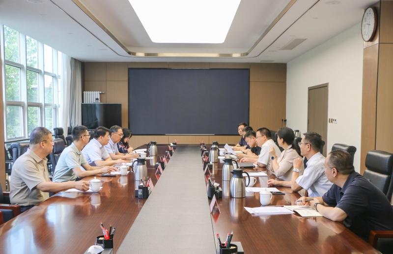 济南市贸促会党组书记、会长齐怀栋一行赴济南新材料产业园座谈调研